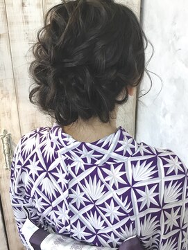 ニコ(nico...) ゆるふわアレンジ シニヨン