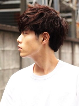 ガズル オオタ(GUZZLE OTA) 【GUZZLE　OTA】　トップフロントパーマ　マッシュショート