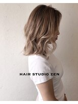 ヘアースタジオゼン アドバンス(hair studio Zen advance)&nbsp;外国人風ハイライト