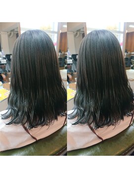 ヘアーサロン リバース(Hair Salon Rebirth) 【防府/Rebirth】カーキグレー