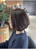 前下がりボブ