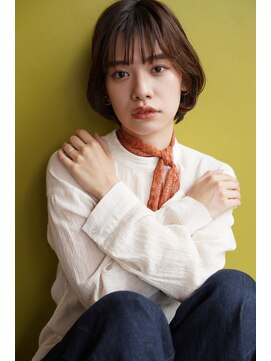 イリ(iri) 〈iri〉ショートボブ/ボブ/艶カラー/ブラウンカラー