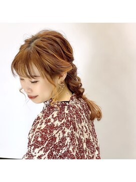 ヘア イノウエ HAIR INOUE 【編み下ろしヘア】お呼ばれヘアアレンジ