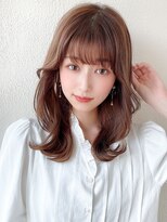 ラルユー 金山(LallYou)&nbsp;くすみブルー/テラコッタ/デジタルパーマ/くびれミディ