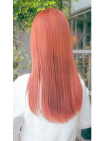 ニコル(Nicoru*)&nbsp;大人気のサーモンピンクカラー×ハイトーンカラー