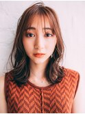 立体感溢れるレイヤースタイル