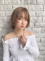 リアイス(Re:ICE) ミニウルフ/くすみブルー/流れるレイヤー/インナーハイライト