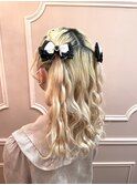 まおりんの量産ウェーブ巻ハーフツイン 新宿歌舞伎町ヘアセット