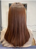 ミストバングくびれヘアぶつ切りボブブルーグレージュ冬カラー