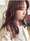 【韓国レイヤー】ローズピンクカラー/ロングウルフカット/山下