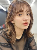 【GARDEN 田中麻由】おくれ毛顔まわりレイヤーミディアム