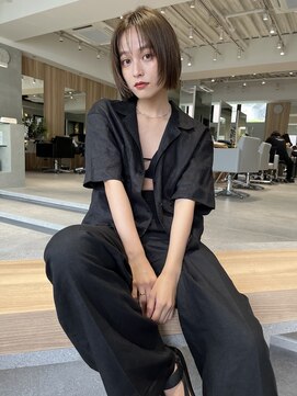 ミンクス 原宿店(MINX) 切りっぱなしボブ イメチェン 似合わせカット