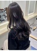 【お客様スタイル】艶髪ロング 暗髪 ブラウン ベージュ