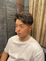 プレミアムバーバー 目黒店(PREMIUM BARBER produce by HIRO GINZA) ショートゆるふわパーマスタイル/メンズカット/barber