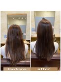 髪質改善ロングスタイル