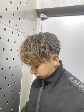 メロウ 神戸三宮(mellow) 波巻きパーマ