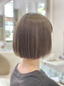 テリーウスキ 太田店(Terry usuki)の写真/【艶カラー＋ドライ質感カット￥8100】地肌にも髪にも優しい◆上品なツヤと発色を叶える極上カラーを体感＊