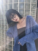 サロンドミルク 新百合ヶ丘店(salon de MiLK)&nbsp;フェイスレイヤーが可愛い、長めボブ