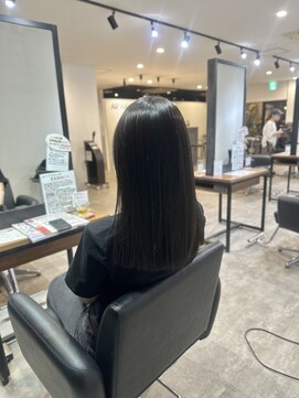 アールヘアー(ar hair) 【市川諒】憧れの艶髪アイロンいらずの髪へ。髪質改善ストレート