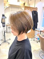ボタニカル(BOTANICAL) 大人可愛いショートボブイメチェンイエローブラウン