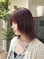 ヲタク(wotaku.)&nbsp;レッドカラーブリーチなしカラーダブルカラーレッドブラウン