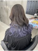 【LINOET太田川】手島カミラ ラベンダー系グラデーション