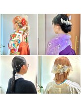 美容室かぐや姫 大切な日のお着付、お手伝いさせて頂きます♪