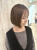 ルヴェール 茜部店(Le Vert) ハイライトショートボブ☆
