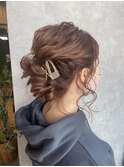 カジュアルヘアセット