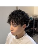 波巻スパイラルツイストパーマツーブロックスパイラルパーマ