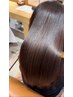石井指名★【1番人気】髪質改善ストレート＆カラー＆TR★フルコース￥39,600