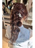 ゆるふわ2本編みおろしスタイル【ヘアセット/新横浜】