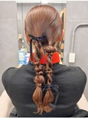編み下ろしタイトツイン