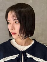 ボコカ(bococa)&nbsp;ボブ　黒髪ボブ　ミニボブ　切りっぱなしボブ