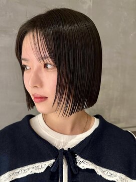 ボコカ(bococa) ボブ 黒髪ボブ ミニボブ 切りっぱなしボブ