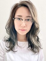 ニスル 町田店(NISURU)&nbsp;似合わせカット/大人ガーリー/ダークアッシュ/着物/町田/町田駅