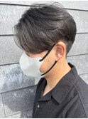 メンズマッシュセンターパートスパイラルパーマニュアンスパーマ
