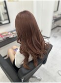 ピンクグレージュ