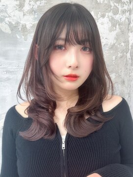 ラフィス ヘアー パーク 枚方2号店(La fith hair park) 【La fith】韓国風×フォワード巻き×レイヤーカット