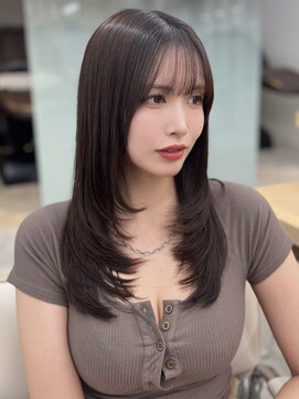 ソラ 広尾店(SORA) レイヤーカット/ミディアムレイヤー/前髪カット