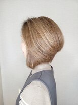 松本平太郎美容室 国立店&nbsp;40代50代60代×前下がりグラデーションボブ×イノアカラー
