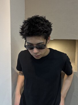 スタンド 博多(STAND) スパイキーショートパーマ