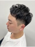 清潔感のある爽やかなアップバング×刈り上げショート!!