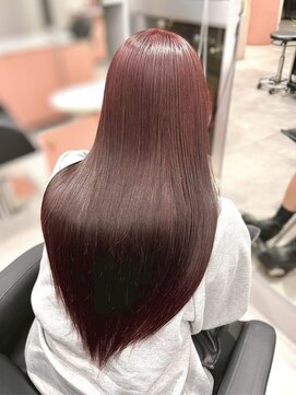 ワン バイ ジエクト(One by The Ect) 髪質改善カラー/モーヴピンク/バーガンディ/梅田