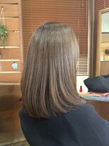 アズワンヘアー(as one hair)&nbsp;白髪染めでもできるオリーブカラー