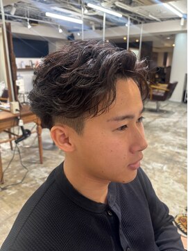 メゾンフォーメン 心斎橋店(Maison for men) アクティブショート/メンズショート/フェザーパーマ