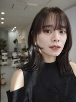 ヌヌ 渋谷 原宿 明治神宮前(nunu)&nbsp;レイヤーカットウルフカットボブグレージュオリーブべージュ
