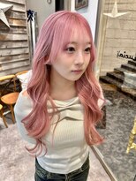 ルチア ヘア ステラ 京都店(Lucia hair stella)&nbsp;ダブルカラー/ブリーチ/ハイトーン/ペールピンク/京都/河原町