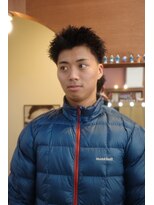 エディ(Edy)&nbsp;メンズスパイキーボックスショート刈り上げ眉毛カット岡山