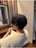 鎌倉メンズセンターパートフェザーパーマ２０代３０代